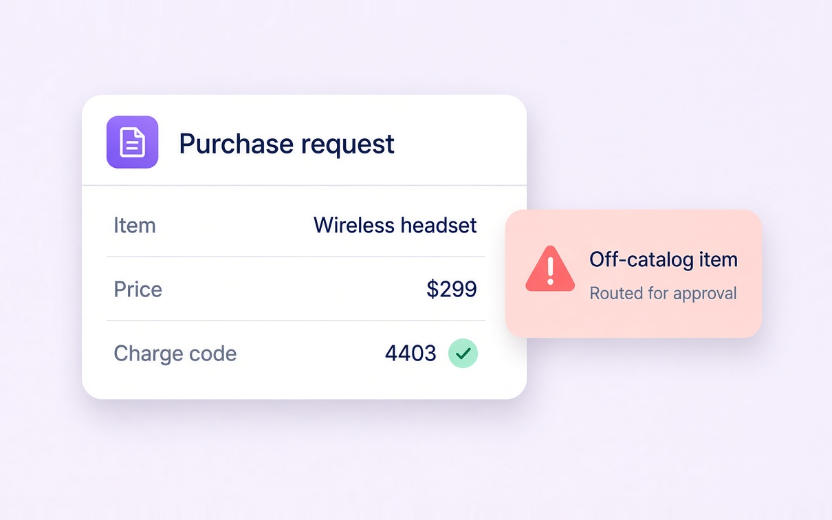 Software renewal request and SaaS spend dashboard